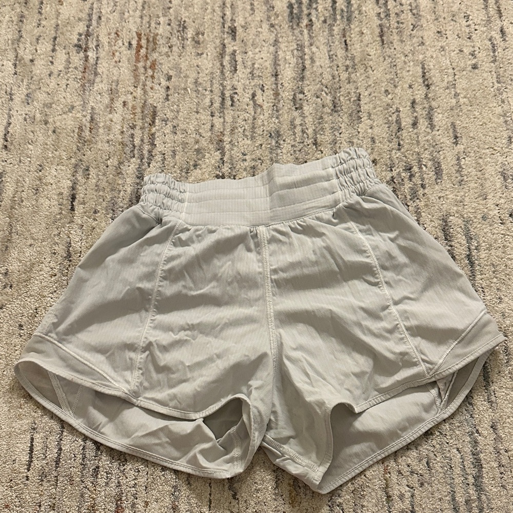 Lululemon Athletica White Athletic Shorts